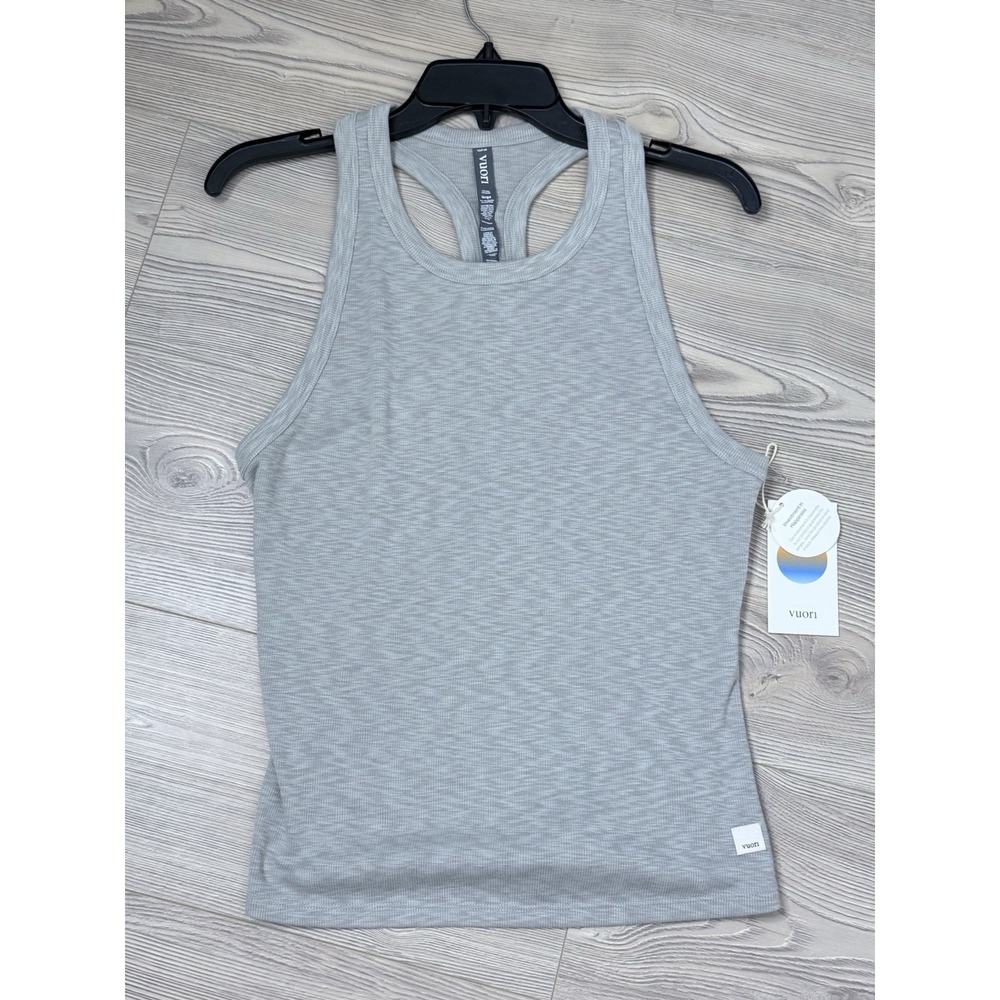 Vuori Sunrise High Neck Tank NEW NWT Eucalyptus Green Women's Large